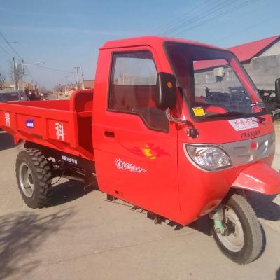 China Small construction site tricycle small three wheels household cargo transport diesel vehicle dump for sale