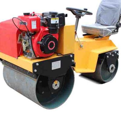 China Garment Shop Gasoline and Diesel Vehicle Mounted Vibratory Rollers Road Compaction Machinery Road Roller Machine for sale