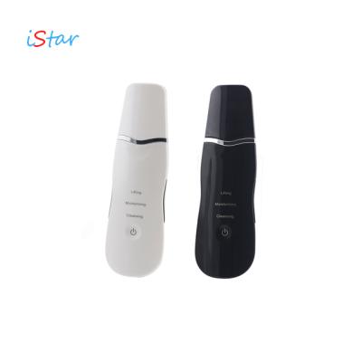 China DEEP CLEANING Ultrasound Deep Clean Portable Ultrasonic Skin Scrubber To Remove Blackheads for sale