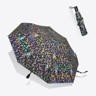 China Direct Sales Casual Hot Creative Color Factory Printing Amazing Color Changing Folding Umbrella for sale