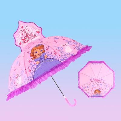 China Child Cartoon Princess Girls Mouse Character Children Casual Umbrella Custom Design Kids Princess Umbrella for sale