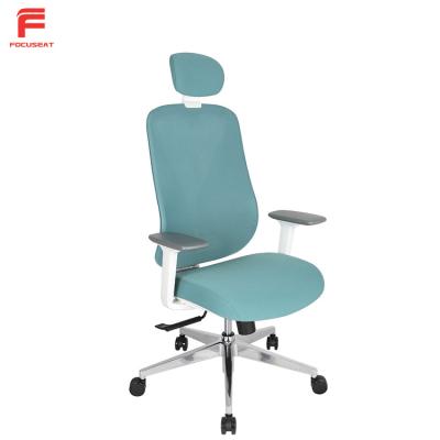 China Wholesale Cheap Rotating Mesh Office Chair Modern Adjustable Kuohu Furniture Personal Computer Chair for sale