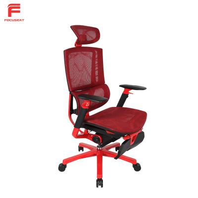 China KuoHu Office Furniture Chair High Back Armrest Adjustable Office Rotation Chair, Mesh Ergonomic Office Chair With Swivel Headrest for sale