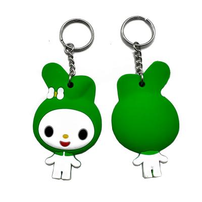 China Waterproof / Weatherproof Silicone Material Customized Cartoon Tag RFID Copier Key Chains for sale