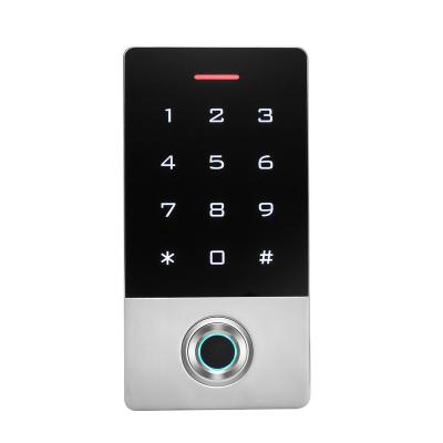 China NIGHT VISION Fingerprint Standalone Access Control Reader Touch Keypad RFID Card Controller for sale