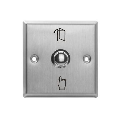 China Indoor Cheap Stainless Steel Panel Door Access Exit Push Button for sale