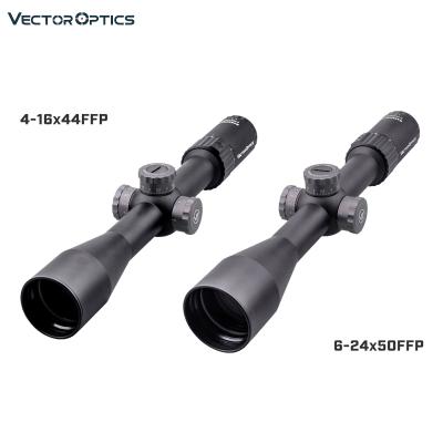 China Tactical Air Riflescope Sniper 4-16x44 6-24x50 FFP Riflescope Vector Optics Hunting Scope FFP Sniper Scope for sale