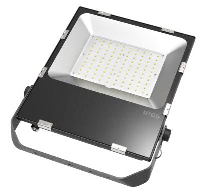 China 150w Outdoor LED Floodlight Ip65 Square Flat Reflector Slim LED Garden Flood Light for sale