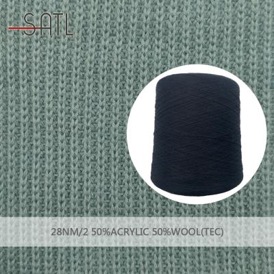 China Good Quality Basic Yarn For Sweater Wool Blend Yarn Wool Blend Black Wool Yarn Worsted for sale