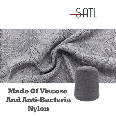 China Anti-bacteria Wholesale 1/28nm 56% Viscose 44% Nylon Antibacterial Yarn For Machine Knitting for sale