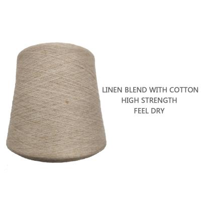 China Anti-bacteria Nature Material 2/30s 55%Linen 45%Cotton Blended Yarn for sale