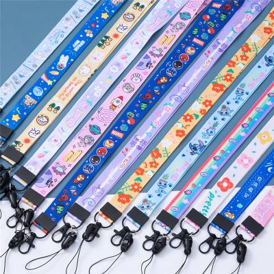 China Fashional Souvenir Gifts Wholesale Custom Made Good Quality Short Wrist Lanyard For Keychain Lanyard Key Chain Holder Polyester Sublimation Printed for sale