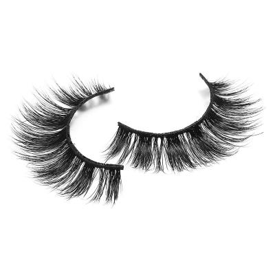 China Natural High Quality Private Label Soft 3D Mink Lashes Handmade Fake 5D Lashes Different Fake Eye Lashes for sale