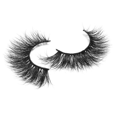 China Wholesale Natural Natural Hair Tape 18-22mm Private Label False Mink Eyelashes 3d Lashes Smaller for sale