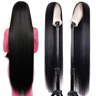 China Wholesale Straight 13*6 HD Transparent Full Lace Wig With Baby Hair HD Full Lace Straight Lace Front Wigs For Black Women Hair Wig for sale