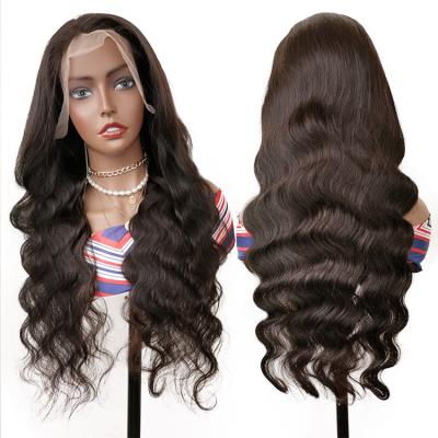 China Natural Straight Deep Lace Front Wig Body Wave Virgin HD Body Wave China Seller Full Lace Frontal Wig Wholesale Lace Frontal Wig For Black Women for sale