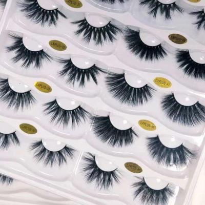 China Long 25mm 5d 6d mink lashes fluffy dramatic sellers for sale