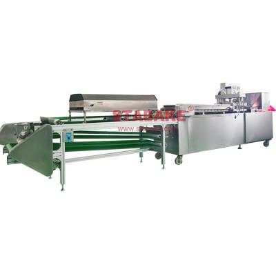 China Dough Cutting and Pressing and Baking in Automatic Flat Bread Maker Machine for Mexican Tortilla Chip Machine Tortilla Chip Press for sale