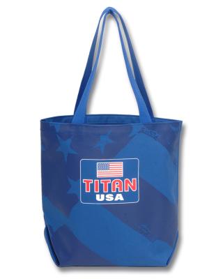 China 12OZ Handled Cheap Customized Medium Logo Printing Recycled Royal Blue Grocery Canvas Tote Cotton Canvas Bag For Supermarket for sale