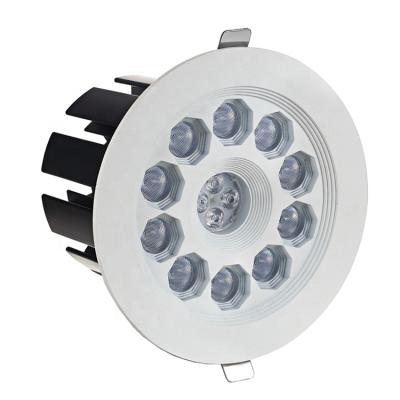 China UGR19 35w 40w trimless COB IP44 outdoor downlight anti-glare anti-glare black frame recessed adjustable led downlight for sale