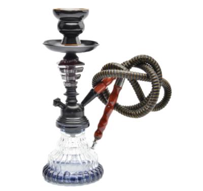 China Viable hookah glass pot set single pipe hookah accessories, customizable LOGO, ideal for business for sale