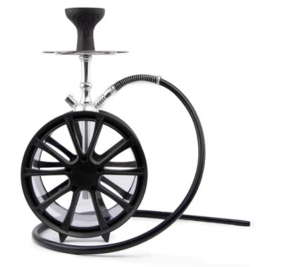 China Unique Acrylic Hookah Custom Single And Double Wheel Bar Tube Thick Smoke for sale