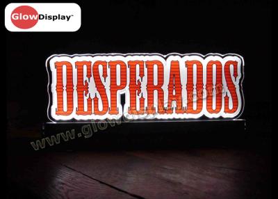 China Desperados Acrylic Slim LED Sign Light Box affored for Bar / Office / Club for sale