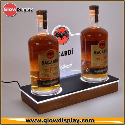 China Supermarket Wooden Beer Liquor Bottle Display Shelf Decoration Show for sale