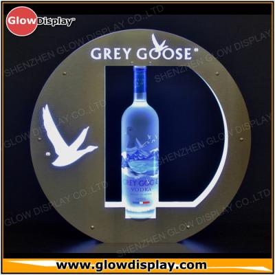 China LED Lighted Grey Goose Bottle Presenter VIP service Tray Glorifier Display for sale