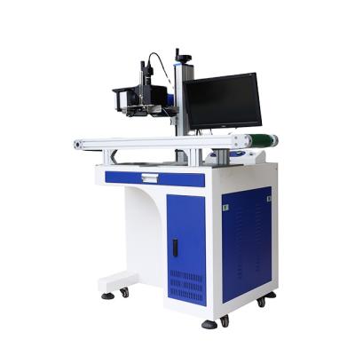 China Sales Air Cooled Blue White Color Factory Price Portable Metal Fiber Laser Marking Machine for sale