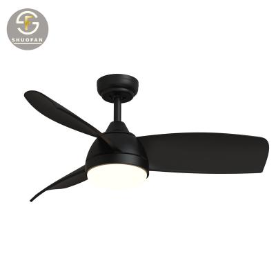 China With Light Indoor Ceiling Fans DC Ceiling Fan Smart Remote Control Luxury Decorative Led Ceiling Fans With Light for sale