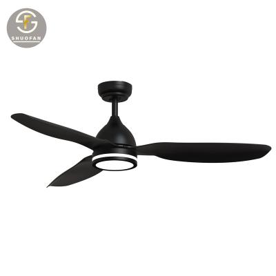 China With Light Fancy Ceiling Fan With Lamp 132cm For Bedroom With Tuya Google Home Alexa Remote Control Dimmable Light Control for sale