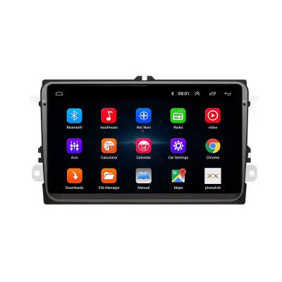 China GPS For VW Polo Golf Passat Skoda Quad Octa-Core Android Car Stereo Head Unit 2 Din 9Inch Dual Din GPS Navigation Carplay for sale