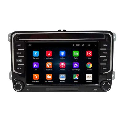 China GPS For VW Polo Golf Passat Skoda Quad Octa-Core Android Car Stereo Head Unit 2 Din 7Inch Double Din GPS Navigation Carplay for sale