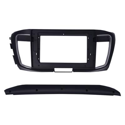 China Car Interior GPS Navigation Panel For Honda Accord 2013-2019 10 Inch Screen 2 Dash Android Stereo Panel Frame Radio Fascias for sale