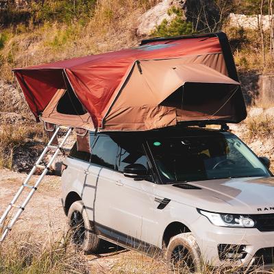 China China Wholesale ABS Fold Out Car Roof Tent Spacious Hard Rooftop Tent for sale