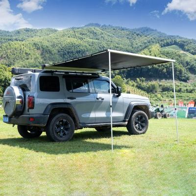 China 3000mm Car Awning Sun Shelter 11kg Car Roof Side Awning With Led Light for sale