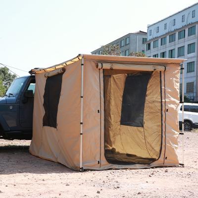 China 2.5x2.5m Carro de acampamento ao ar livre Tenda de telhado Carro de tecido lateral Casa com liga de alumínio à venda