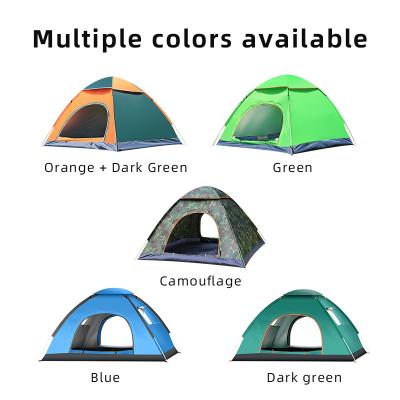 China 2 Person Dome Pop Up Camping Tent Blue Camping Tents  210D Oxford for sale