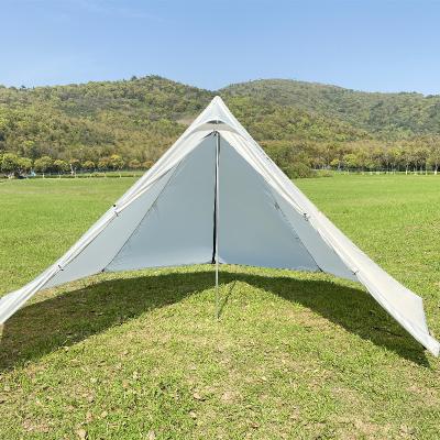 China Classic Design Lightweight Pyramid Tent Wind Resistance Outdoor Camping Tent 210T Fabric for sale