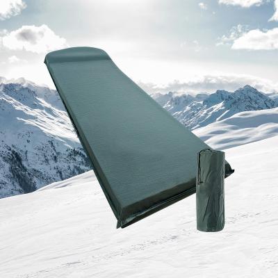 China One Piece TPU Self Inflating Double Camp Mat Easy Carry Outdoor Inflating Camping Mattress for sale