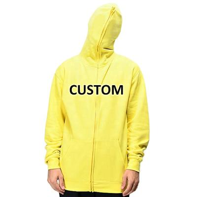 China China Manufacturer Men's Anti-pilling Hoodie Jackets Fashion Street High Quality Hoodies 350 GSM French Terry Blank Full Face Zip for sale