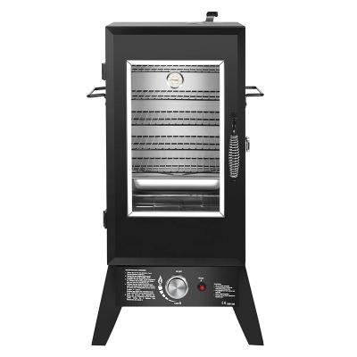 China Wholesale Steel Easily Assembled With Enamel Coating Smoking Racks, BBQ Gas Smoker for sale