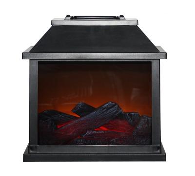 China Decorative Plastic LED Fireplace Display Flame Lantern for sale