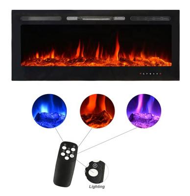 China Luxury Electric Fireplace Wall Mounted Heaters, High Quality Decoration Wall Mounted Free Standing Electric Fireplace for sale