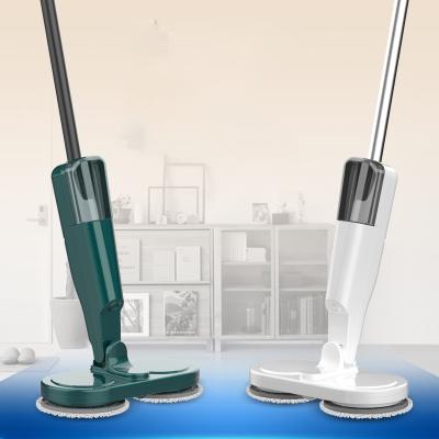 China 2021 Rechargeable Cordless Household Rotating Sustainable Electric Sweeper Broom For Floor Hand Free Water Spray Broom Electric Broom Cleaning for sale