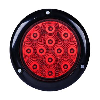 China Waterproof Tail Signal Light 4inch Round Stop Tail Turn Lights Trailer Sealing Light Led for sale