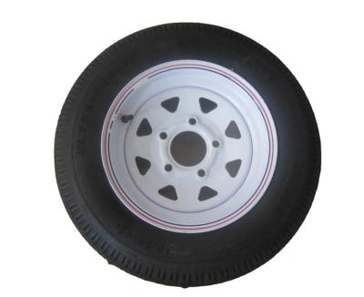 China Used Trailer Truck Factory Trailer Caravan 13 Inch Heavy Duty Trailer Wheel for sale