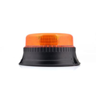 China Round Top Brightness LED Beacon Light LED Warning Light With Magnet Base for sale