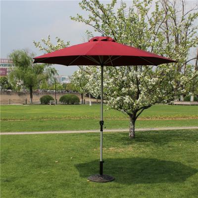 China High Quality Outdoor Umbrella Windproof Sun Large Size Furniture Garden Table Chairs Patio Umbrella Shade Aluminum Steel Pole Cloth Sale for sale